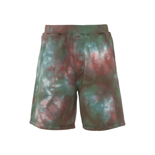 Green Cotton Shorts