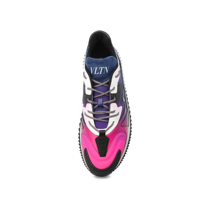 Black Calfskin Athletic Sneakers
