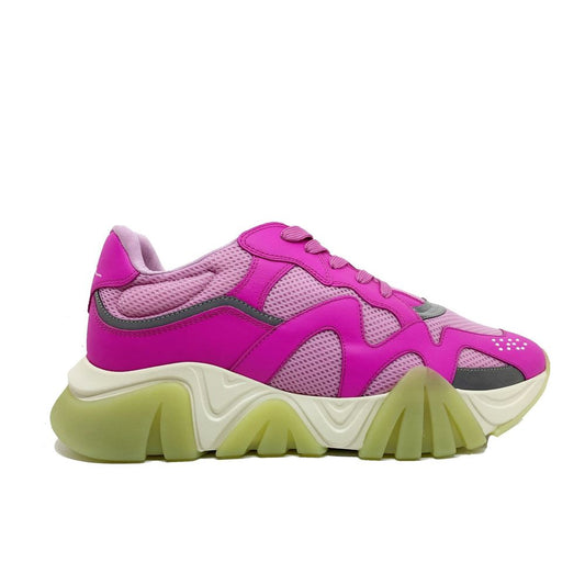 Multicolor Leather Chunky Sneakers