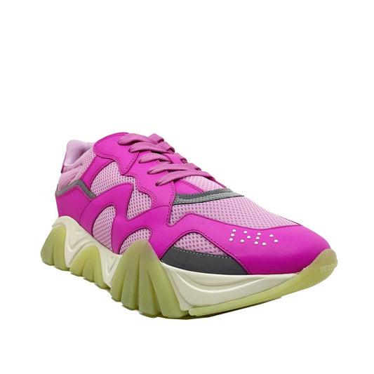 Multicolor Leather Chunky Sneakers