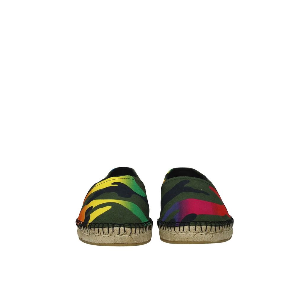 Green Canvas Espadrilles