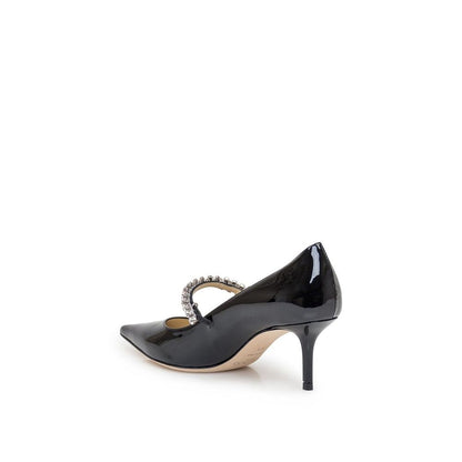 Black Calfskin High Heel Pumps