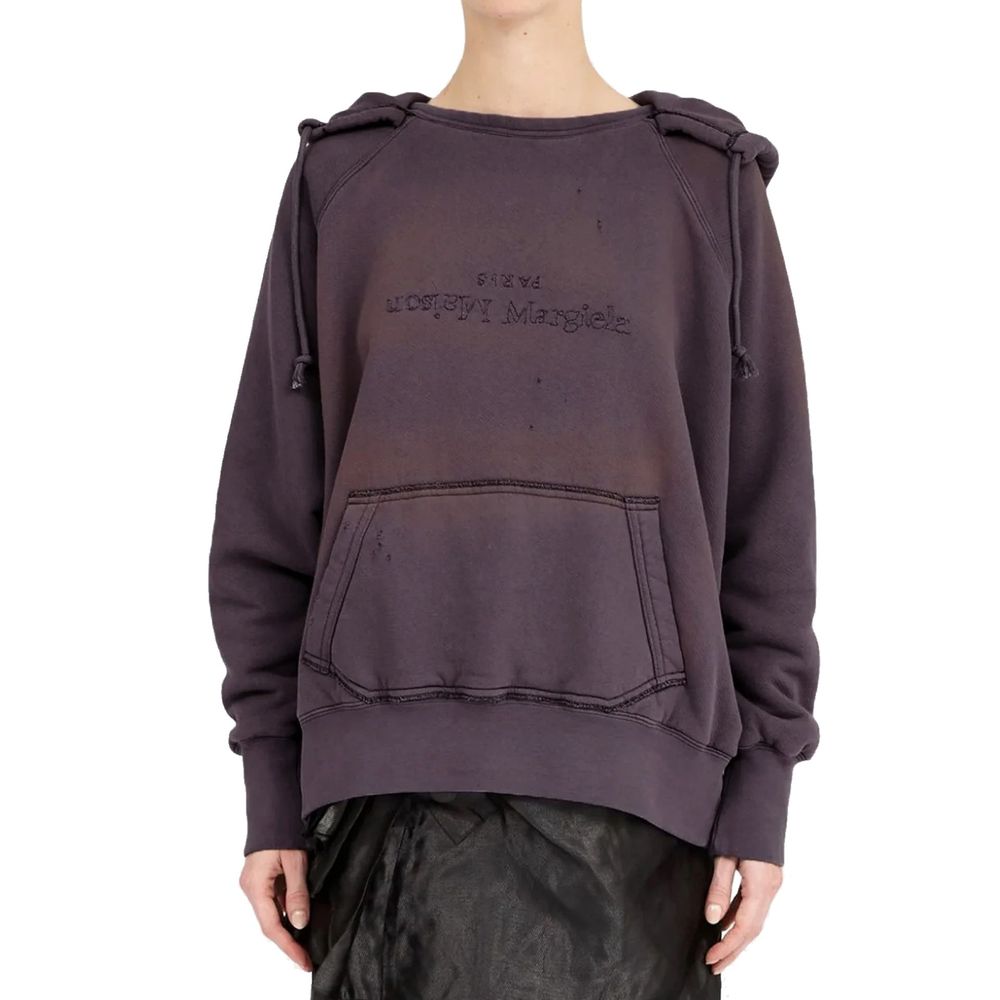 Purple Cotton Sweatshirt
