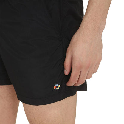 Black Polyamide Short And Mini Shorts