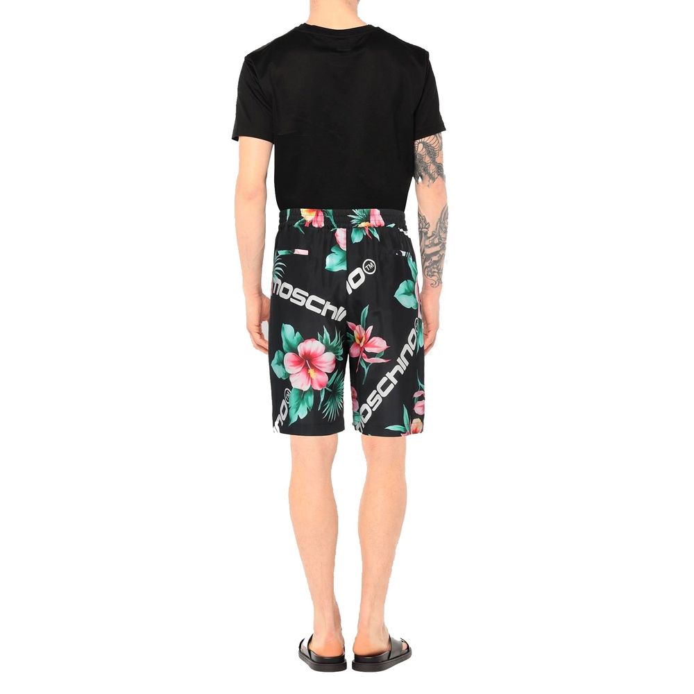 Black Silk Short And Mini Shorts