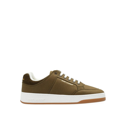 Green Fabric Sneakers