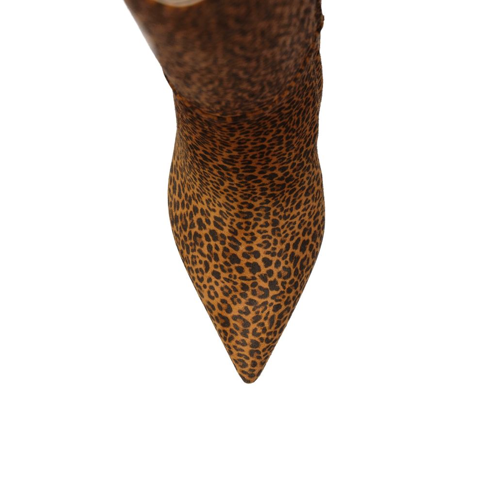Brown Calfskin Over The Knee