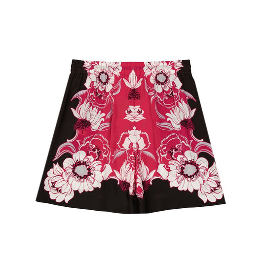 Multicolor Silk Shorts
