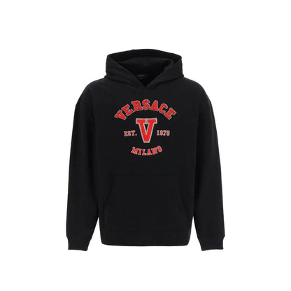 Black Cotton Sweatshirt
