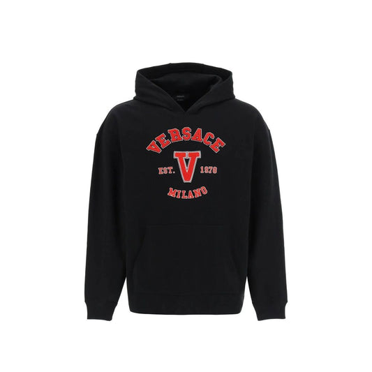 Black Cotton Sweatshirt