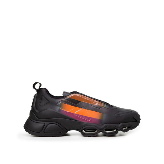Black Rubber Chunky Sneakers