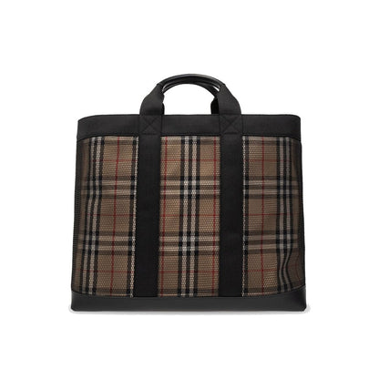 Beige Polyamide Tote Bag