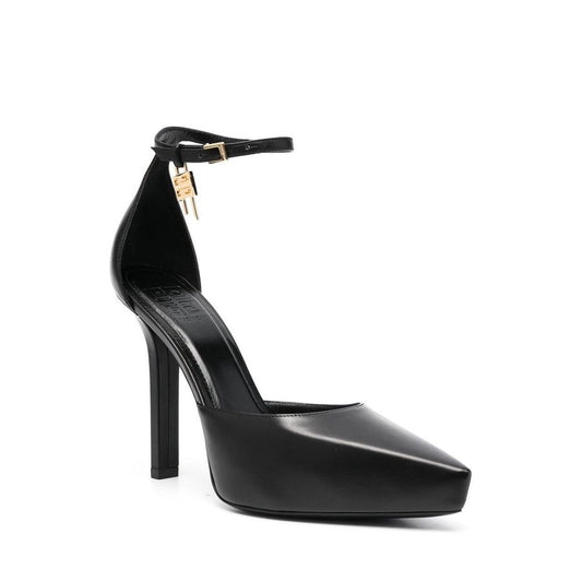 Black Calfskin High Heel Pumps