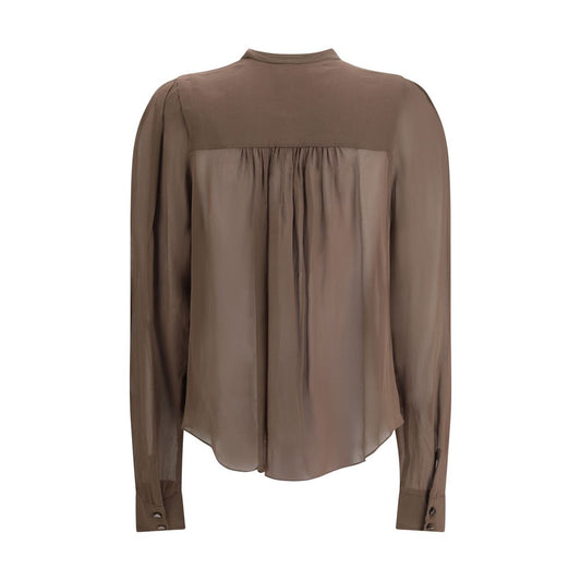 Brown Viscose Top