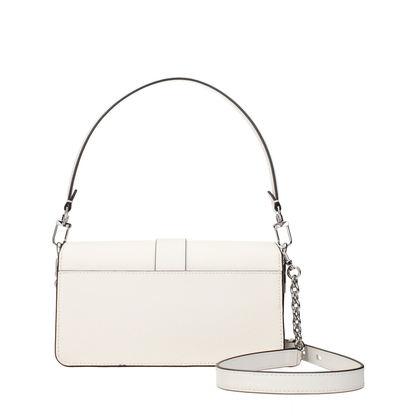 White Leather Handbag