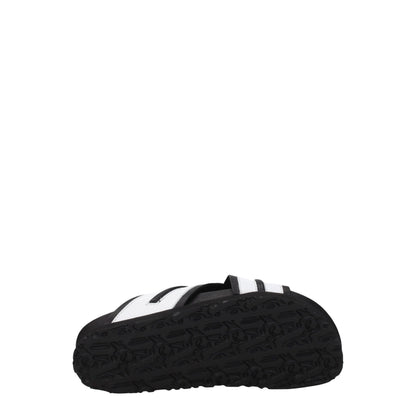 White Leather Slippers