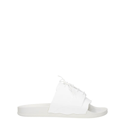 White Cotton Slippers