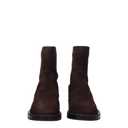Brown Leather Ankle Boots