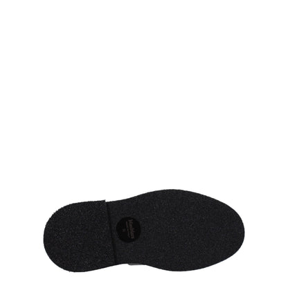 Black Leather Oxfords And Derbies