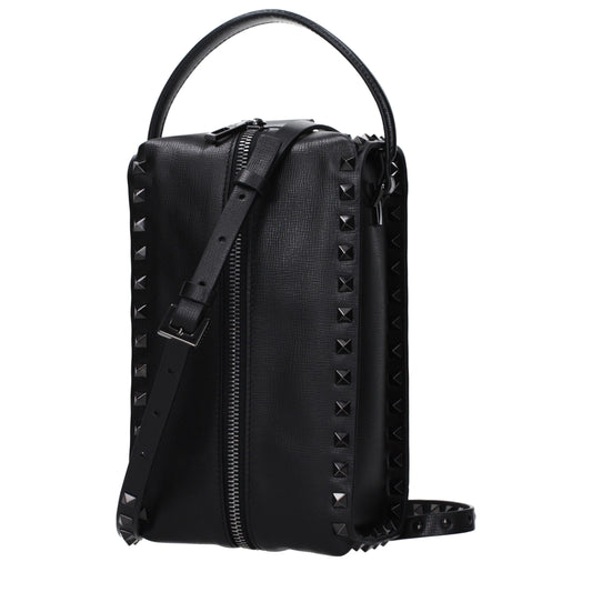 Black Leather Clutch Bags