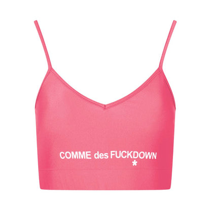 Pink Polyester Women Top
