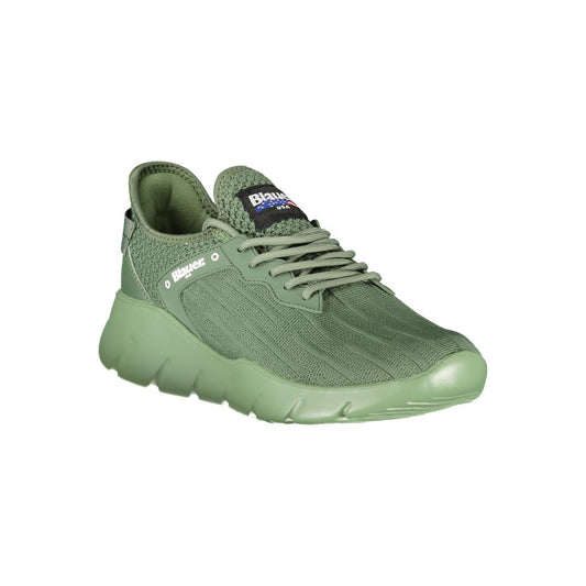 Green Polyester Sneaker