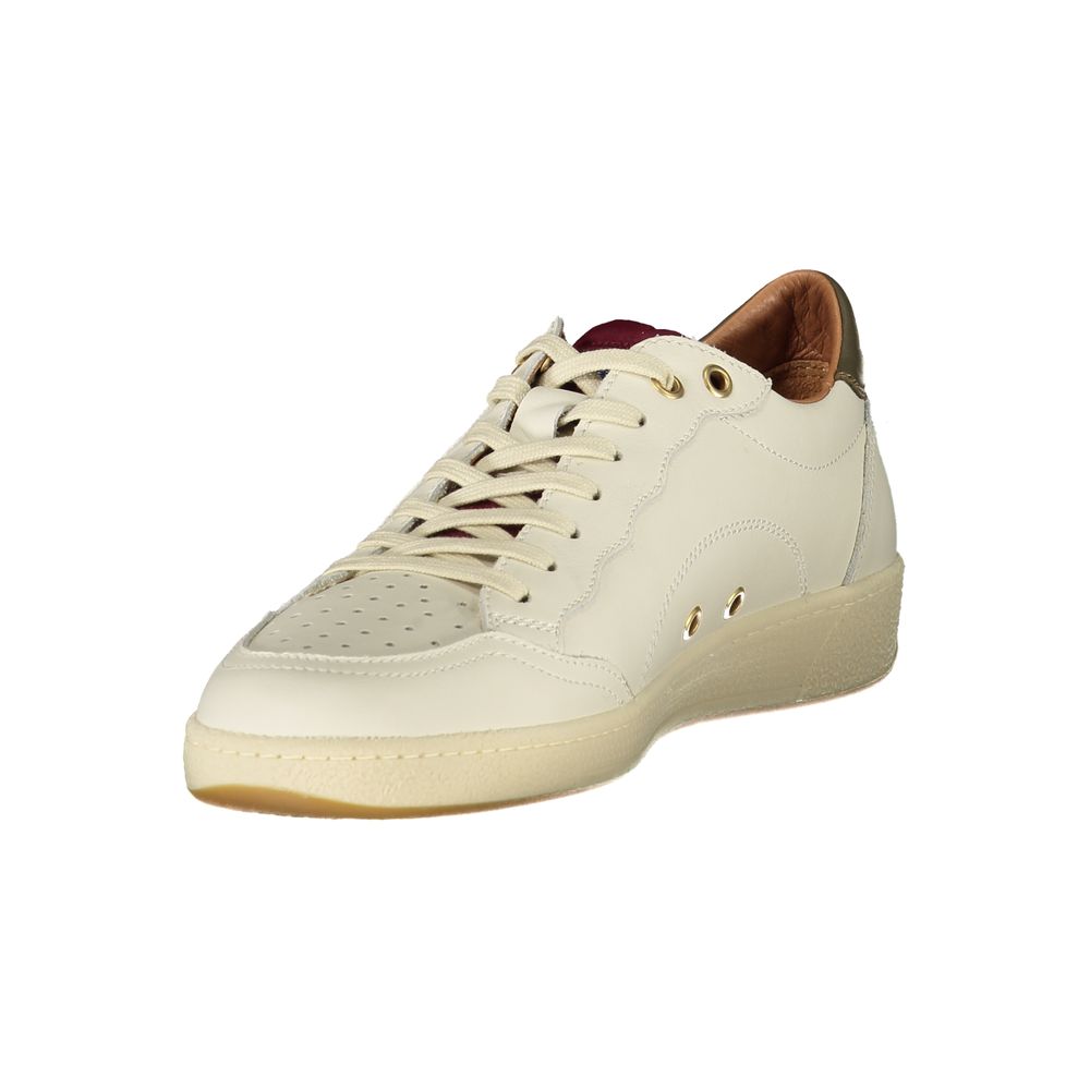 White Polyester Sneaker