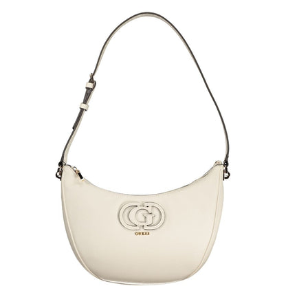 White Polyethylene Women Handbag