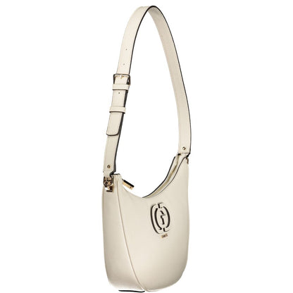 White Polyethylene Women Handbag