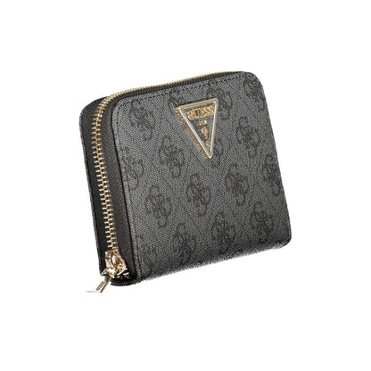 Black Polyethylene Women Wallet