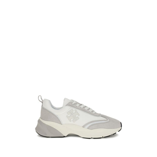 White Rubber Athletic Sneakers