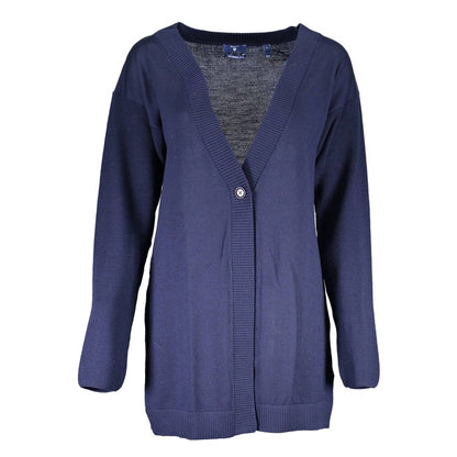 Blu Wool Women Cardigan