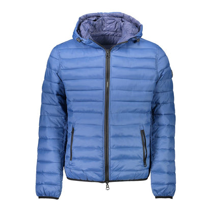 Blue Nylon Men's Jacket