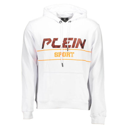 White Cotton Mens Sweatshirt
