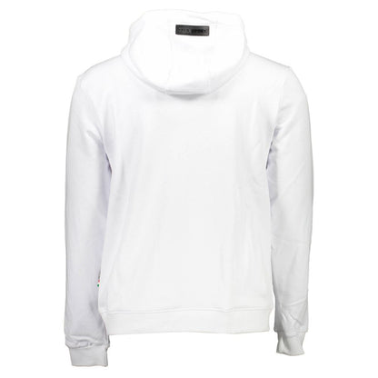 White Cotton Mens Sweatshirt