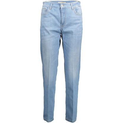 Blue Cotton Women Jeans