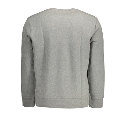 Gray Cotton Mens Sweater