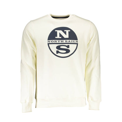 White Cotton Men Sweater