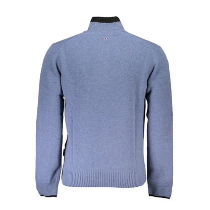 Blue Fabric Sweater