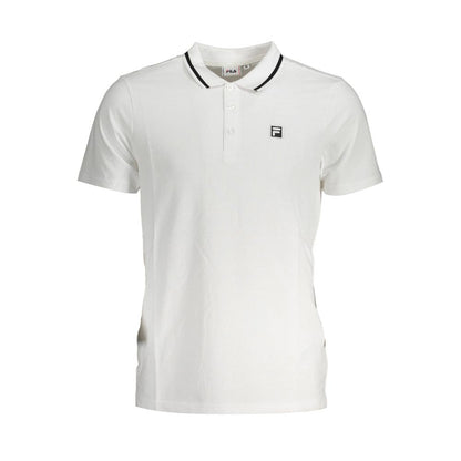 White Cotton Polo Shirt