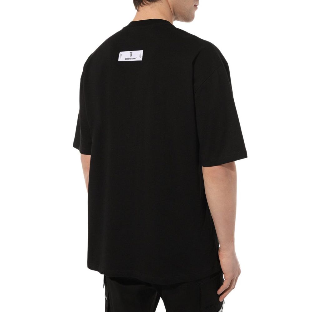 Black Cotton T-Shirt