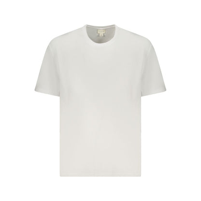 White Cotton Men T-Shirt