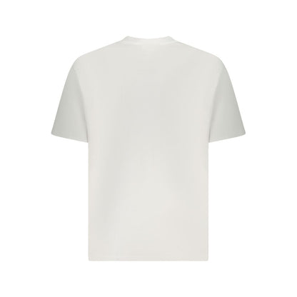 White Cotton Men T-Shirt