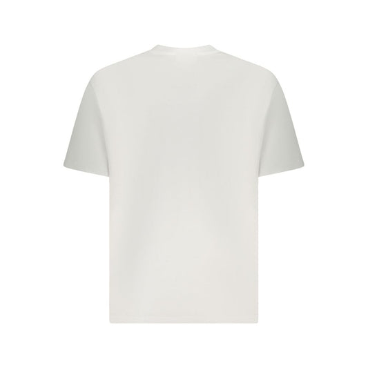 White Cotton Men T-Shirt