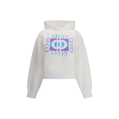 White Cotton Sweatshirt