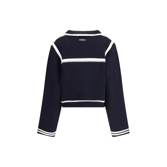 Blue Wool Cardigan