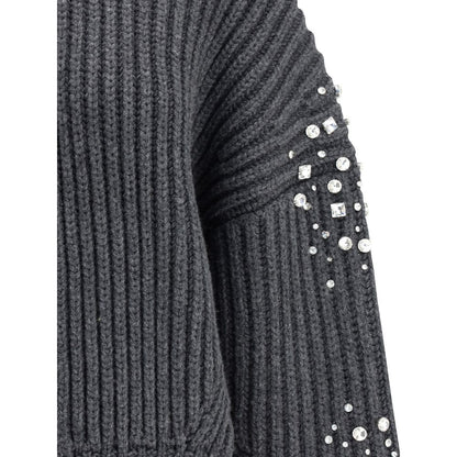 Gray Wool Cardigan