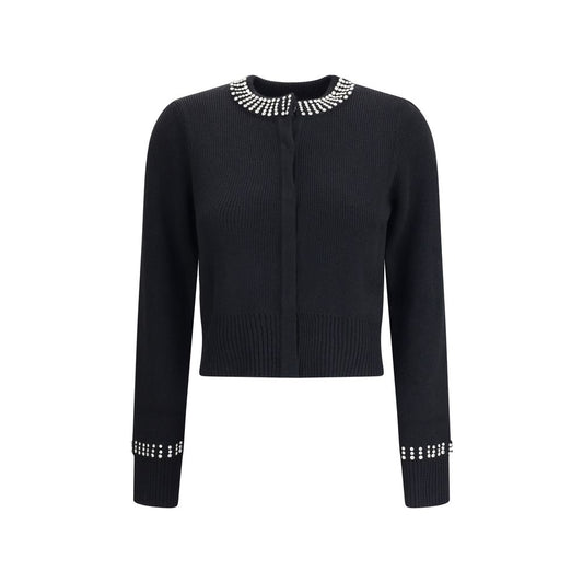 Black Nylon Cardigan