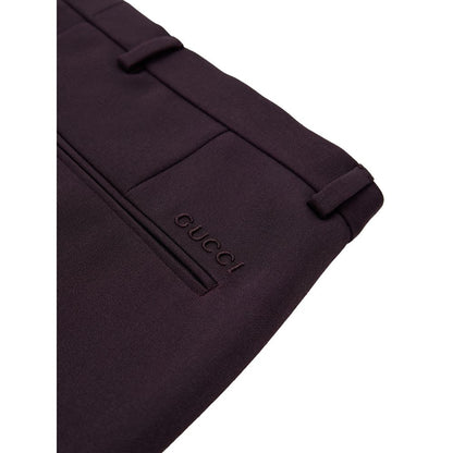 Bordeaux Wool Dress Pants