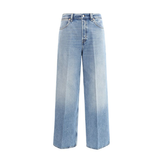 Light Blue Cotton Jeans Denim